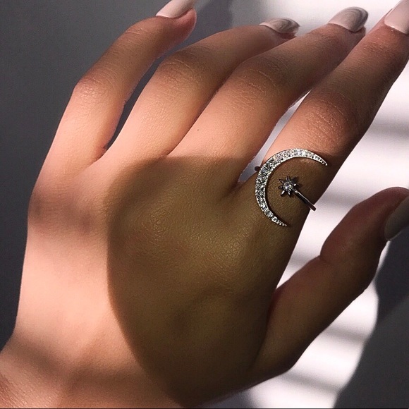 Sterling Silver  Ring 🌙To The Moon And Back - Picture 3 of 7